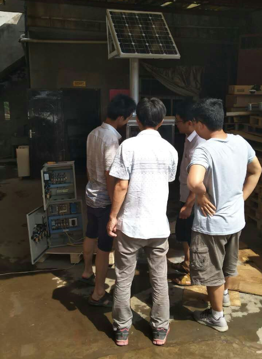 無線水位控制器的調(diào)試現(xiàn)場